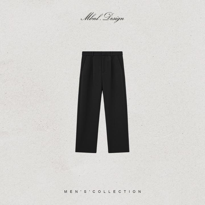 MBNL-F「Tissu.Chic」秦磊男装羊毛定织立体褶裥休闲裤LL-SKZ2089