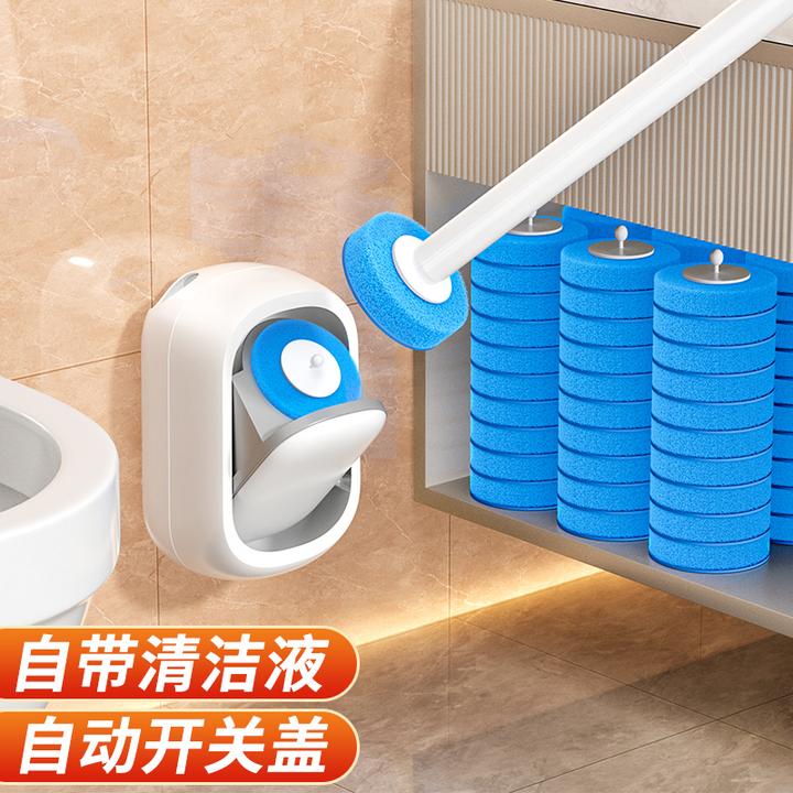 一次性马桶刷壁挂家用无死角洗厕所刷子替换头卫生间清洁厕所神器