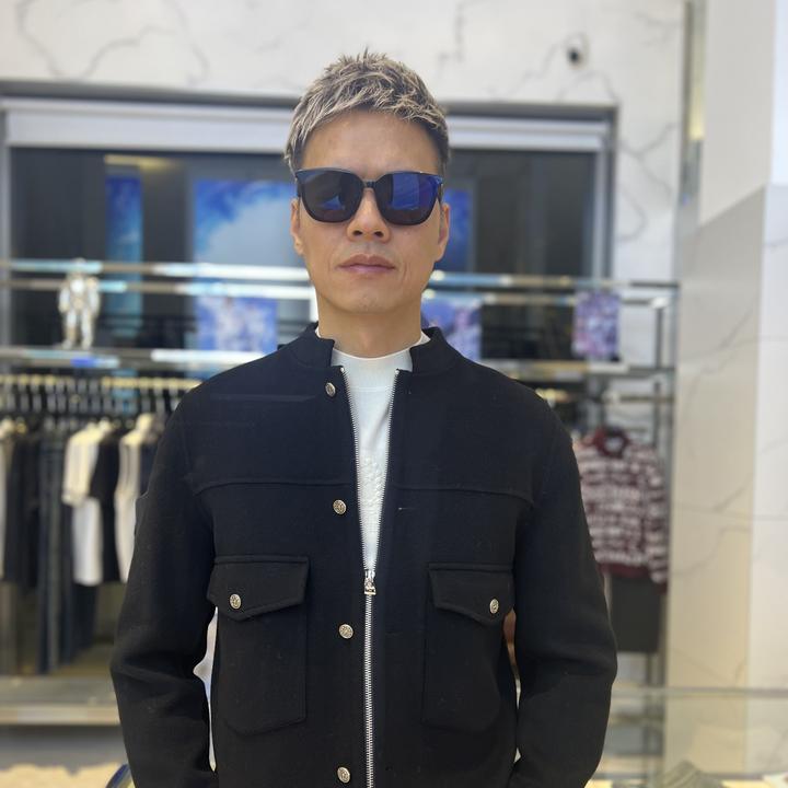 GFGEFEILU杰夫费雷秋冬新款高端轻奢时尚修身立领双面绵羊毛夹克