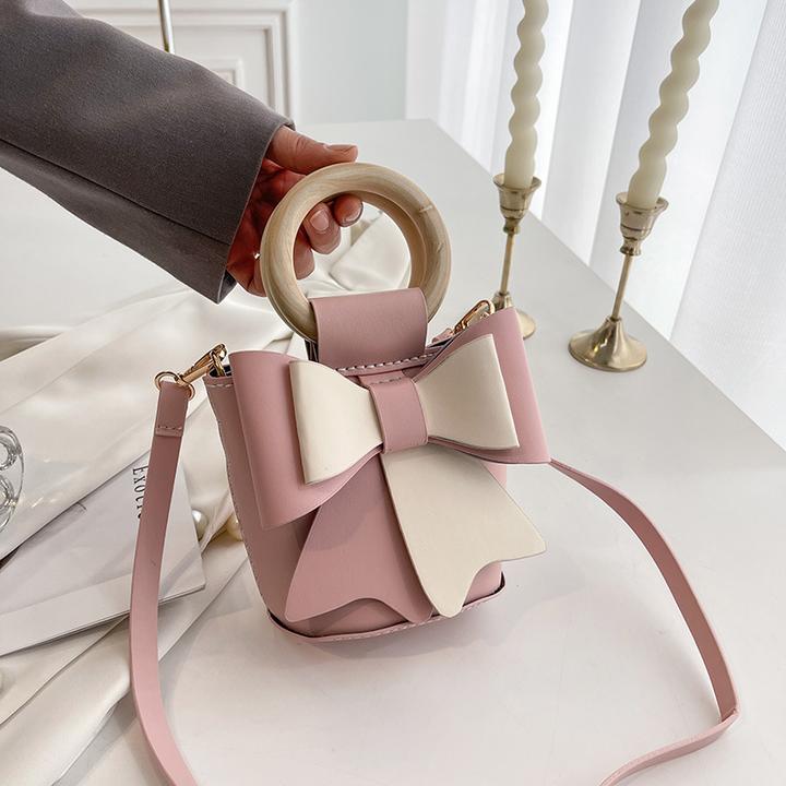 diy材料套z手工编织包材料包小众蝴蝶结手提斜挎包单肩送女友闺蜜