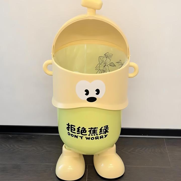 拒绝蕉绿香蕉垃圾桶带盖高颜值废纸篓家用客厅大号创意办公室纸篓