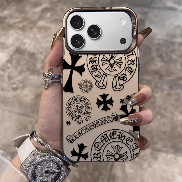 适用苹果17promax手机壳iPhone16硅胶15plus保护套14新款克罗印花