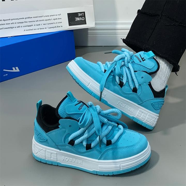 Warrior/回力国潮鞋子男款新款百搭爆款厚底情侣款板鞋男生轻跑鞋