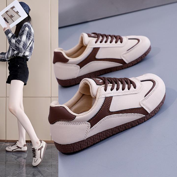 德训鞋子女2025秋季新款时尚百搭不累脚超火休闲运动小白板鞋M113