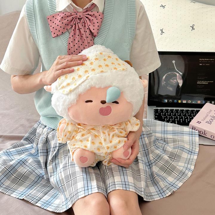 正版喜羊羊与灰太狼公仔懒羊羊玩偶毛绒玩具女生抱睡娃娃生日礼物