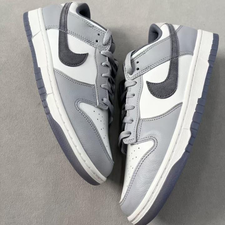 Nike耐克DunkLow白灰男子低帮ins休闲板鞋夏季FJ4188-100