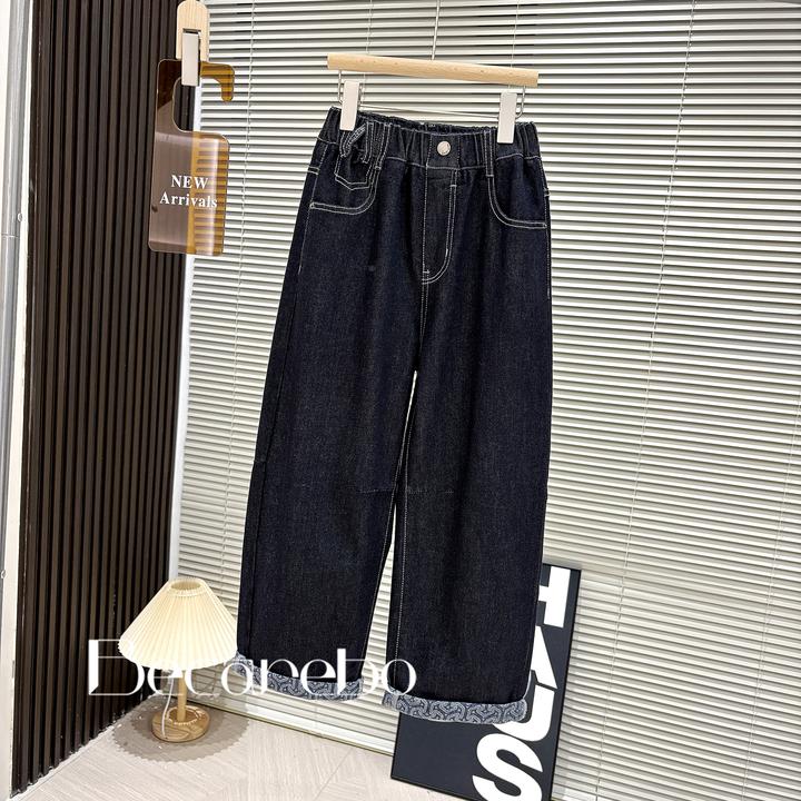 130-180【百搭款】青少年男童牛仔裤秋装裤子儿童春秋款中大童长裤