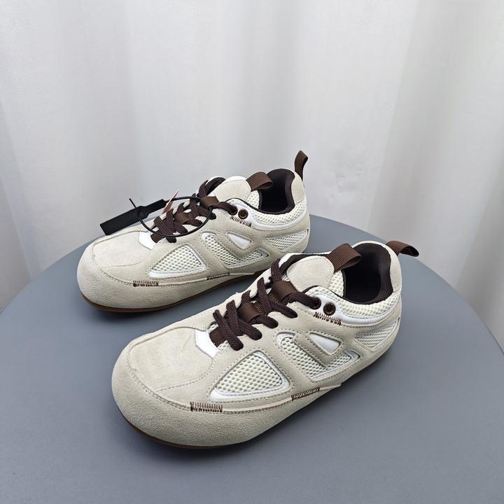 SGIRL TWTW复古运动德训阿甘鞋女2025时尚舒适软底网面透气老爹鞋