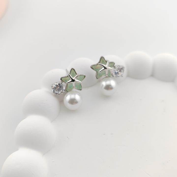 XUPING/旭平首饰 合金仿珍珠耳饰 年终大促星星 GDQ X001113160