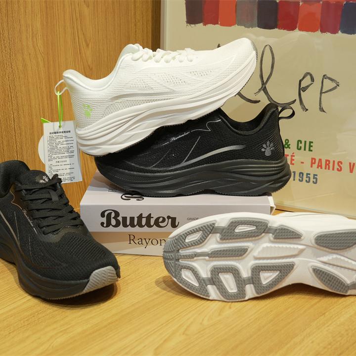 夏季情侣款网面跑步鞋时尚百搭低帮运动休闲鞋透气防滑厚底H1815