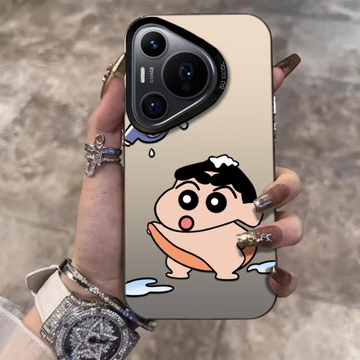 搓澡小新适用华为Pura70Pro手机壳创意P70u卡通mate60防摔保护套