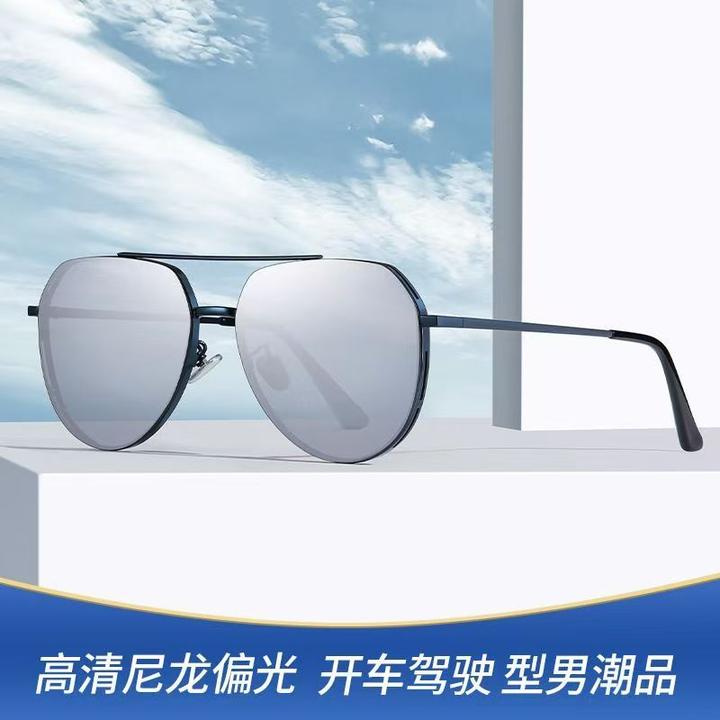 高清尼龙高档偏光墨镜男生开车专用紫外线钓鱼眼镜时尚太阳镜驾驶