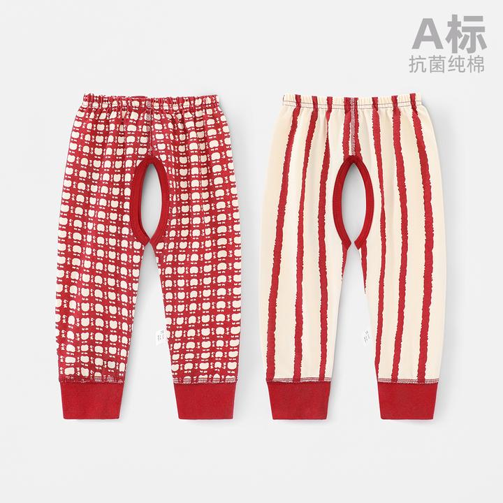 男宝宝开裆裤春秋婴儿裤子春季秋裤外穿纯棉a类长裤无骨睡打底裤