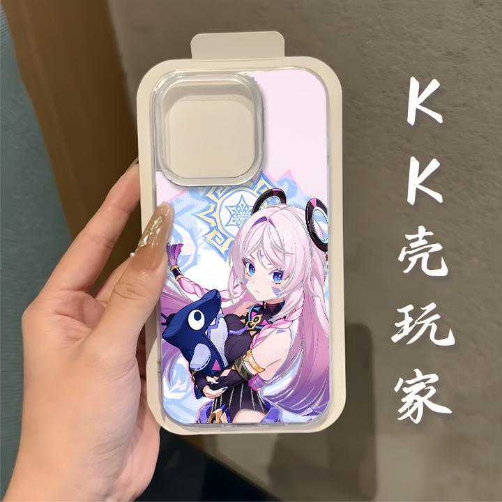 羽纱茜特菈莉适用苹果16promax华为小米荣耀可爱动漫手机壳LH