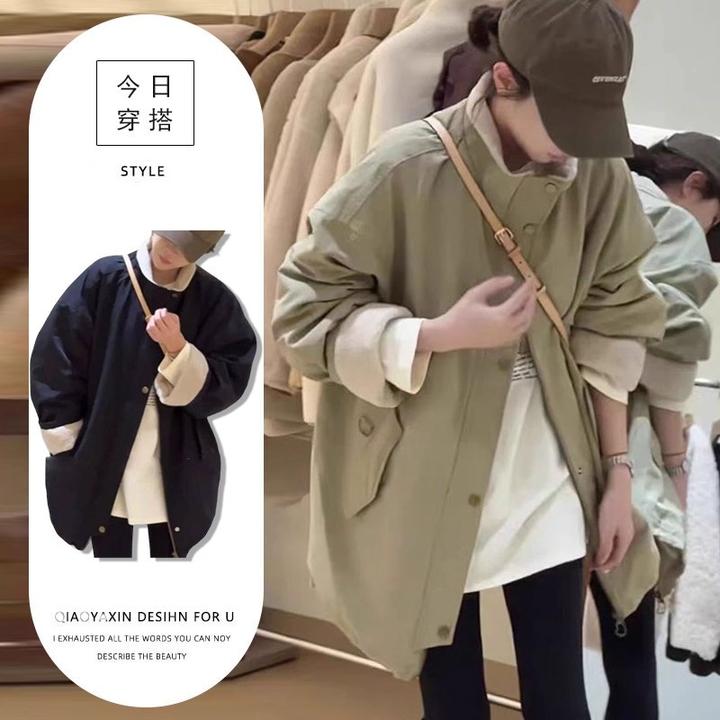 中长款加厚加绒外套女冬季新款2025巨好看派克服风衣保暖棉服上衣
