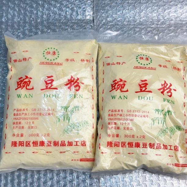 正宗云南豌豆粉300g/袋专用黄凉粉保山下村豌豆粉香酥粉稀豆粉