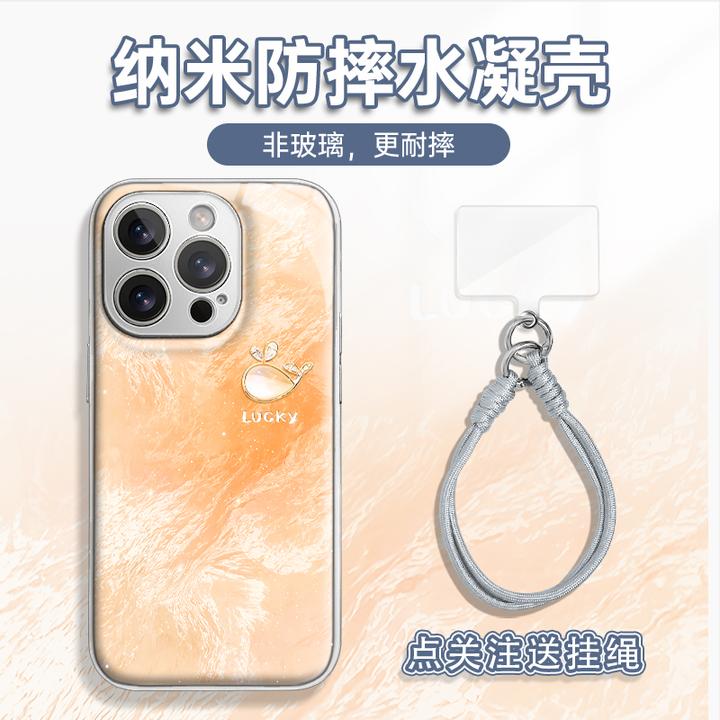 适用于苹果16/17华为OPPO小米VIVO时髦创意LJ水凝手机壳AM1085