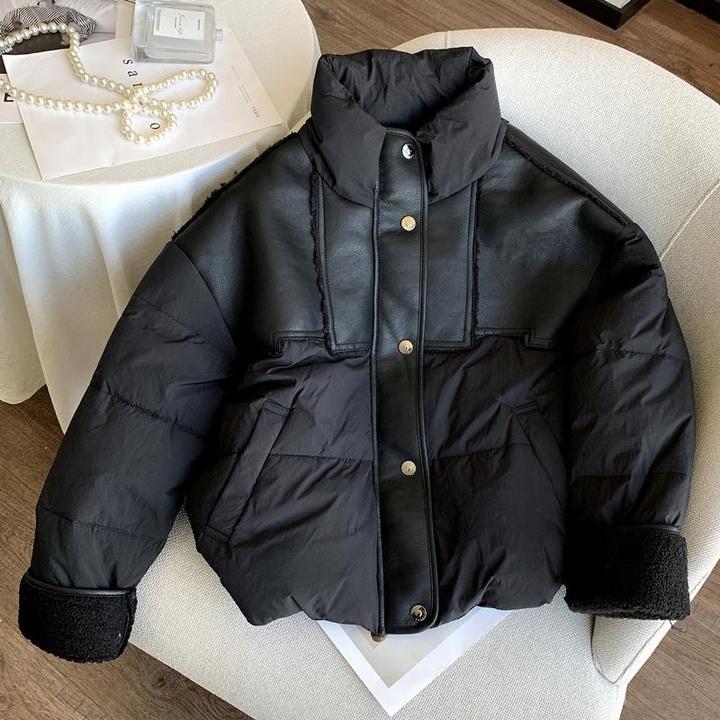 VONSRMAN立领羽绒服女冬季2025新款时尚气质加厚保暖短款宽松外套