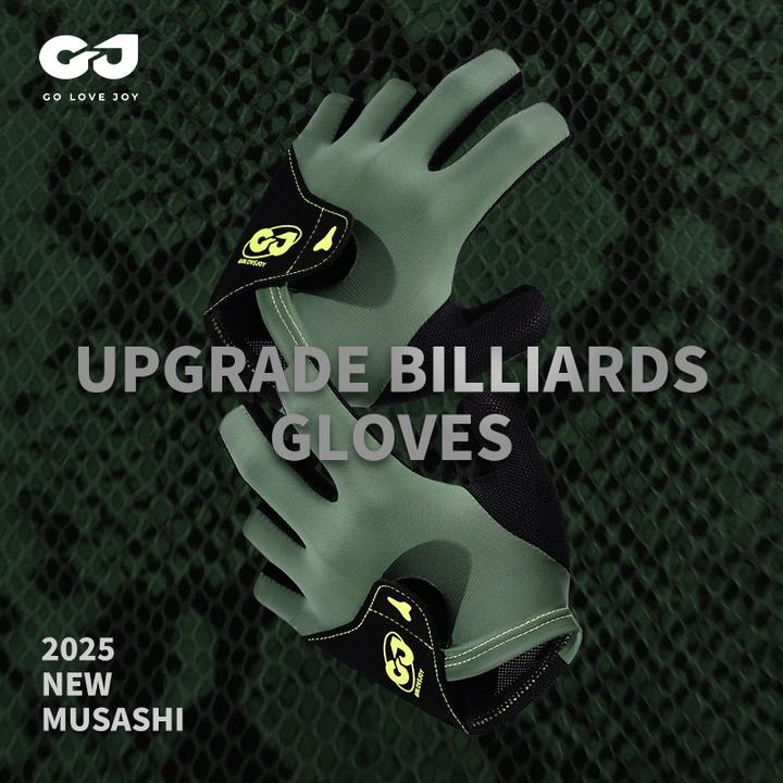 台球手套三指斯诺克桌球专业透气耐磨舒适防滑冰丝轻薄桌球手套