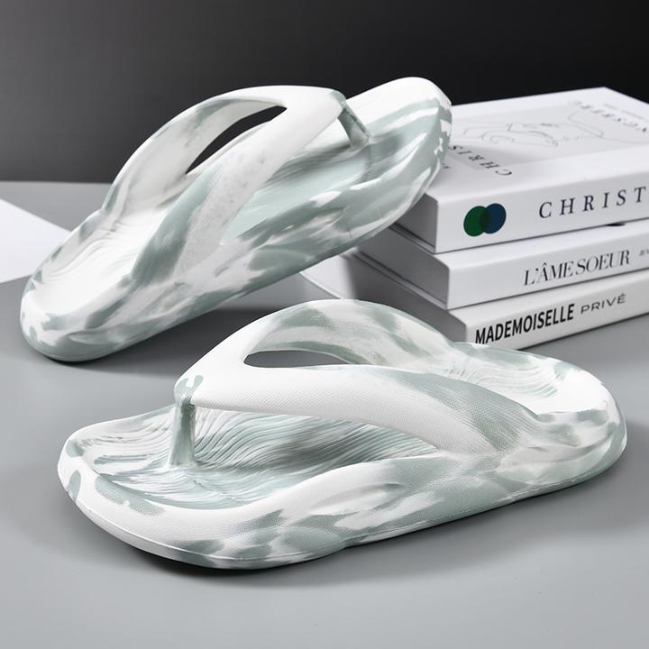 玛加西曼特人字拖男夏季外穿耐磨防滑软底轻便踩屎感凉鞋夹脚拖鞋