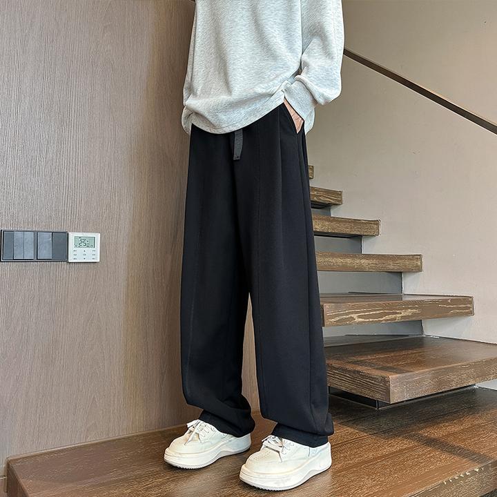 隐匿者休闲裤子男2025秋季新款运动宽松潮流简约大码垂感直筒裤