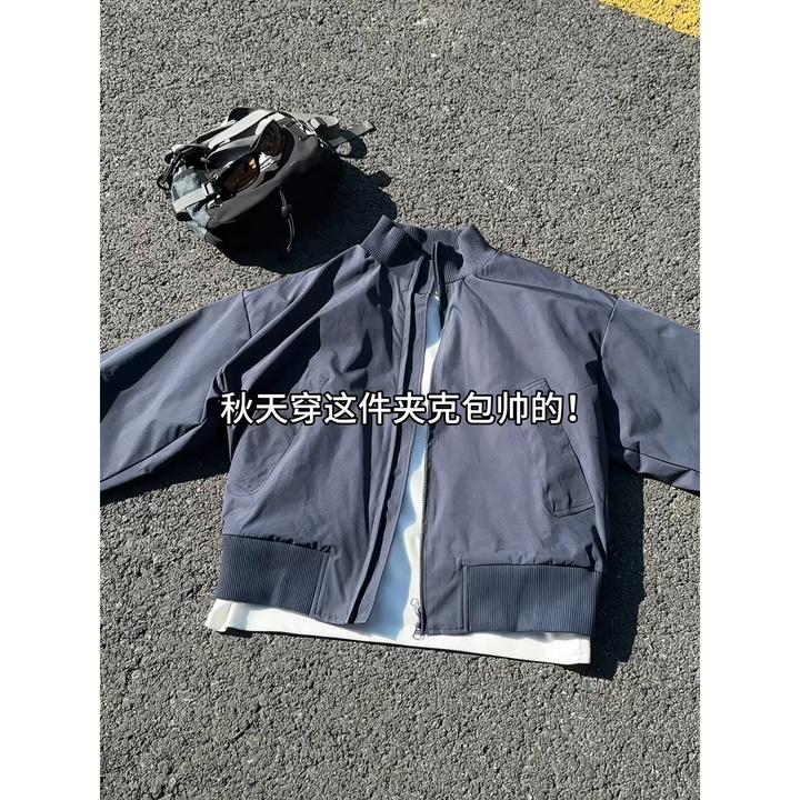 ma1飞行夹克男款春秋季痞帅高级感美式cleanfit短款高街垫肩外套