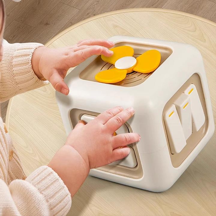 2025益智魔方动动乐桌面益智转转乐抽屉开关六面儿童解压玩具