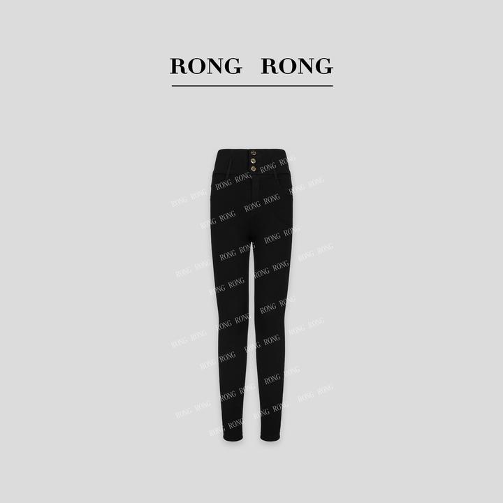 溶溶【保暖修腿神裤】RONGRONG  高腰收腹显瘦显腿长小脚裤 2218
