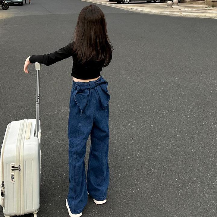 春秋洋气时髦套装2024秋季新款牛仔裤打底衫潮T恤上衣两件套