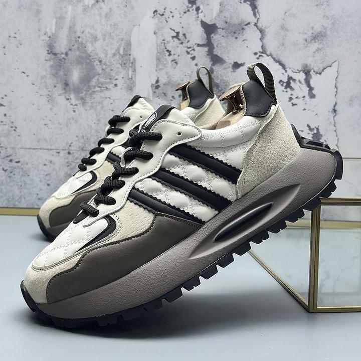 欧洲站2024夏季新款潮牌阿甘鞋低帮软面软底运动休闲复古老爹鞋男