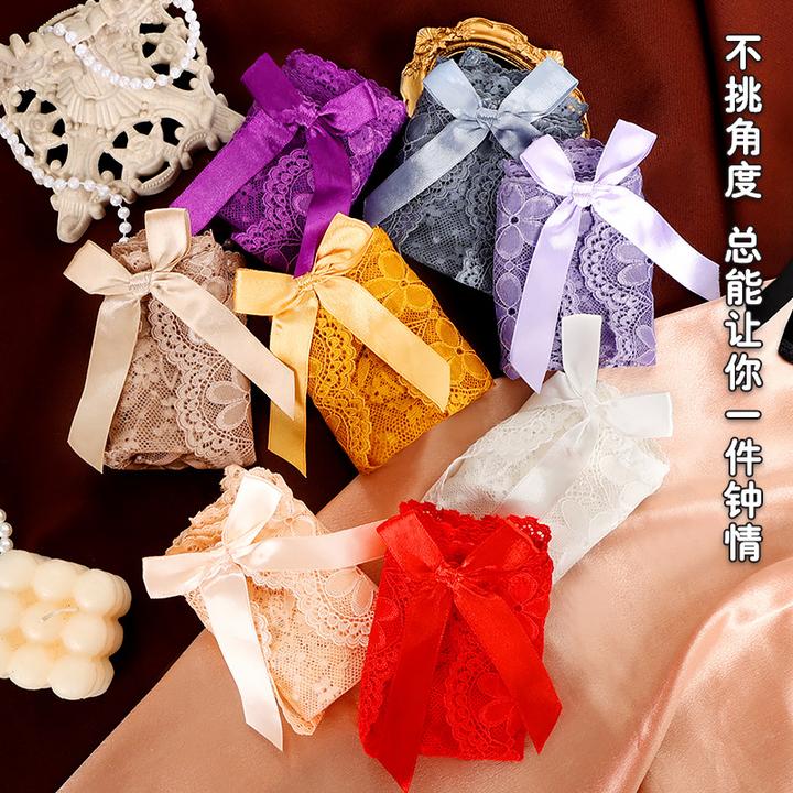 法式夏季薄款透气无痕女士内裤性感时尚女生内裤甜美诱惑蕾丝内裤