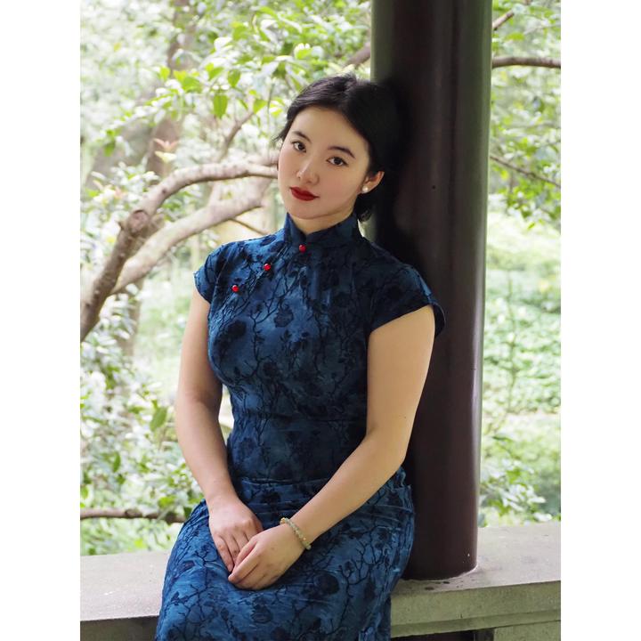 江南絮｜大码旗袍胖mm显瘦遮肚新中式改良连衣裙微胖日常短袖气质