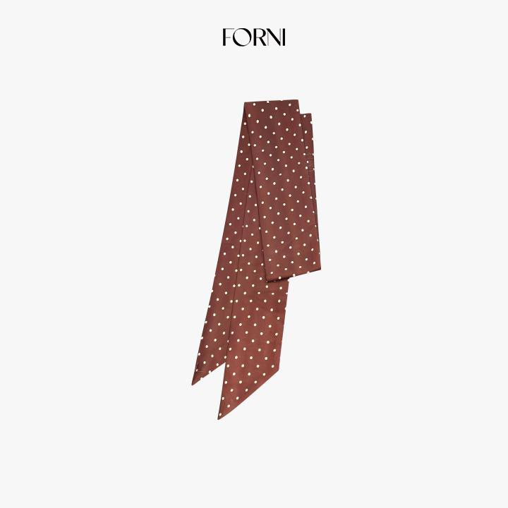 FORNI 摩登旧梦 王家卫电影美学港式复古波点飘带丝巾