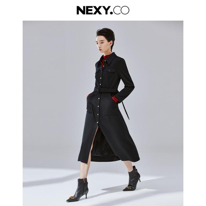 NEXY.CO/奈蔻连衣裙|全羊毛|走秀|气质|宴会|百搭老钱|XF05266W0