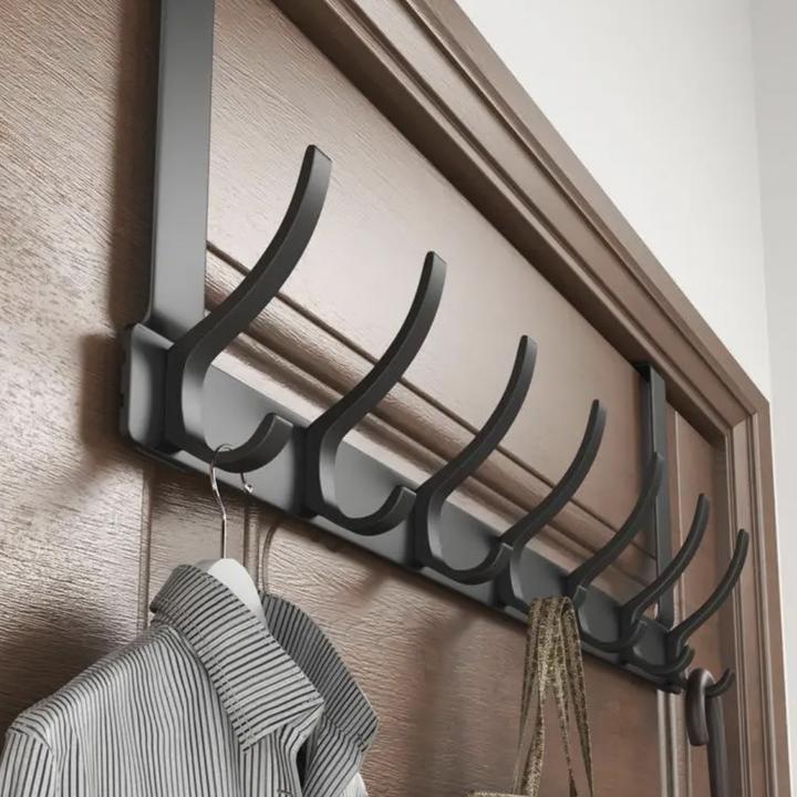 门后挂钩新款壁挂衣服架墙上免打孔厨房无痕置物收纳神器多功能