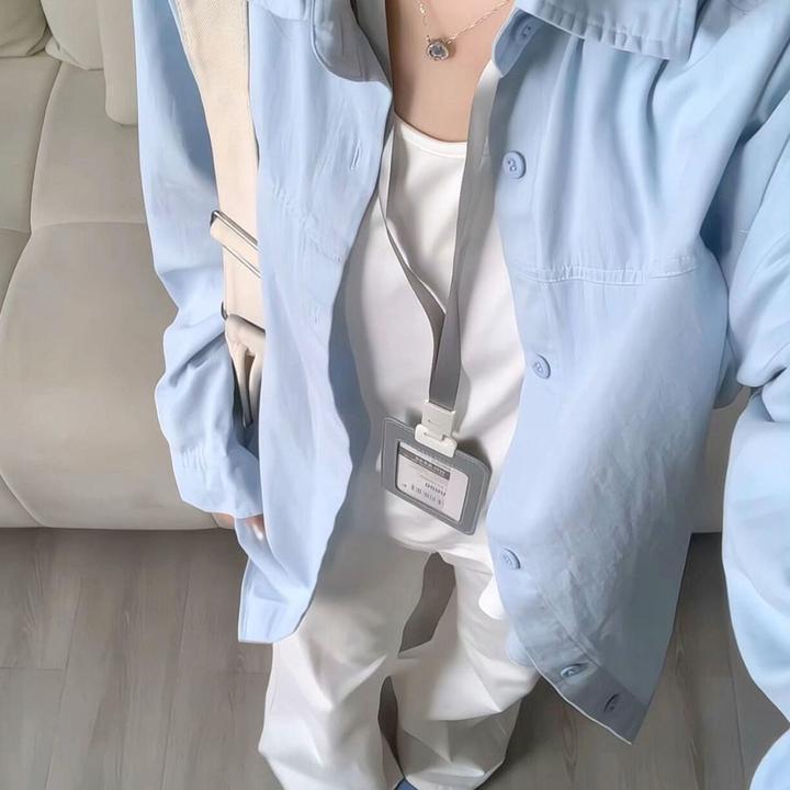 法式独特别致纯棉衬衫女早秋新款翻领长袖衬衣外穿防晒开衫外套潮