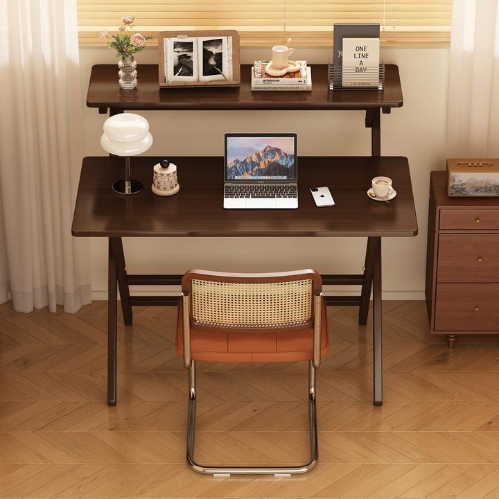 书桌可折叠桌儿童学习桌简易办公桌家用卧室客厅书房写字桌电脑桌