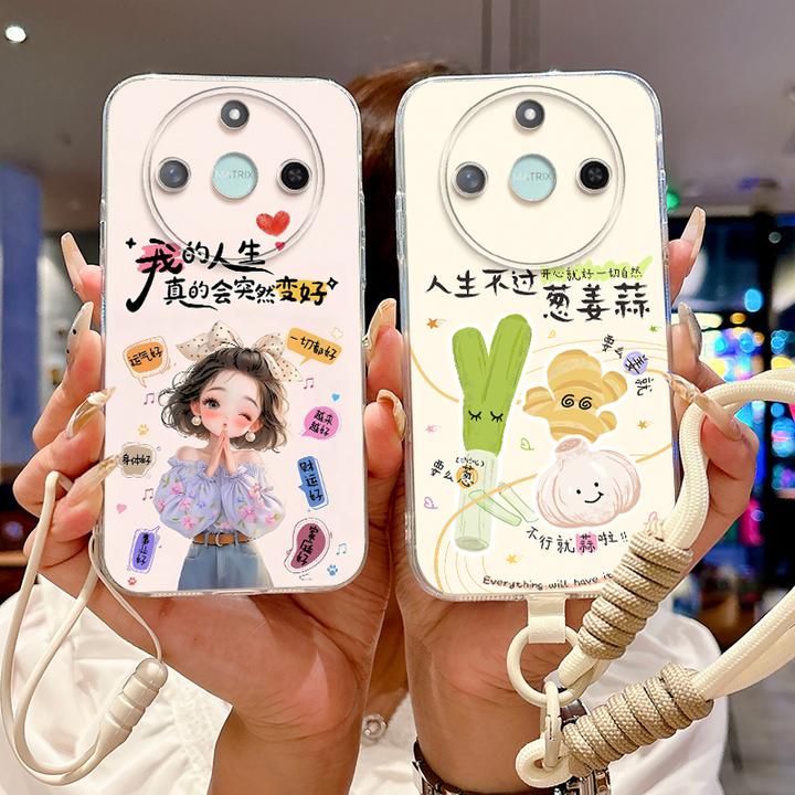 适用荣耀X60手机壳BRC-AN00透明壳硅胶全包边女新款防摔软壳男潮