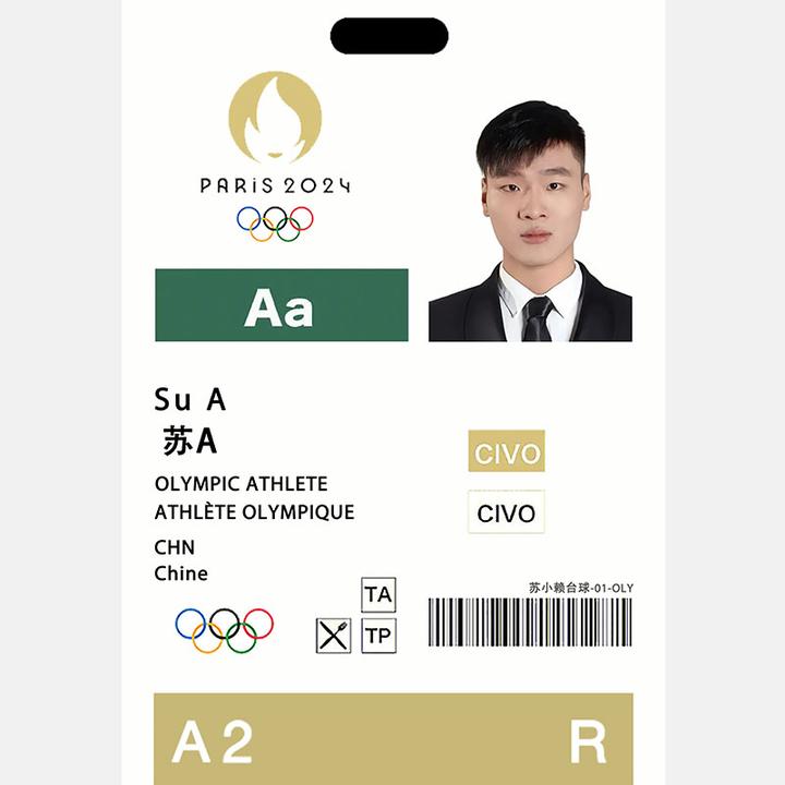 薛珍麒赵心童大亮哥中式台球赵汝亮巴黎2024球星参赛卡书包挂件