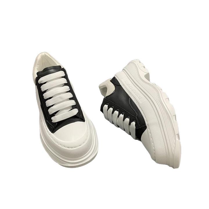 网红爆款男鞋2024春季新款潮流韩版百搭厚底小白鞋男增高休闲板鞋