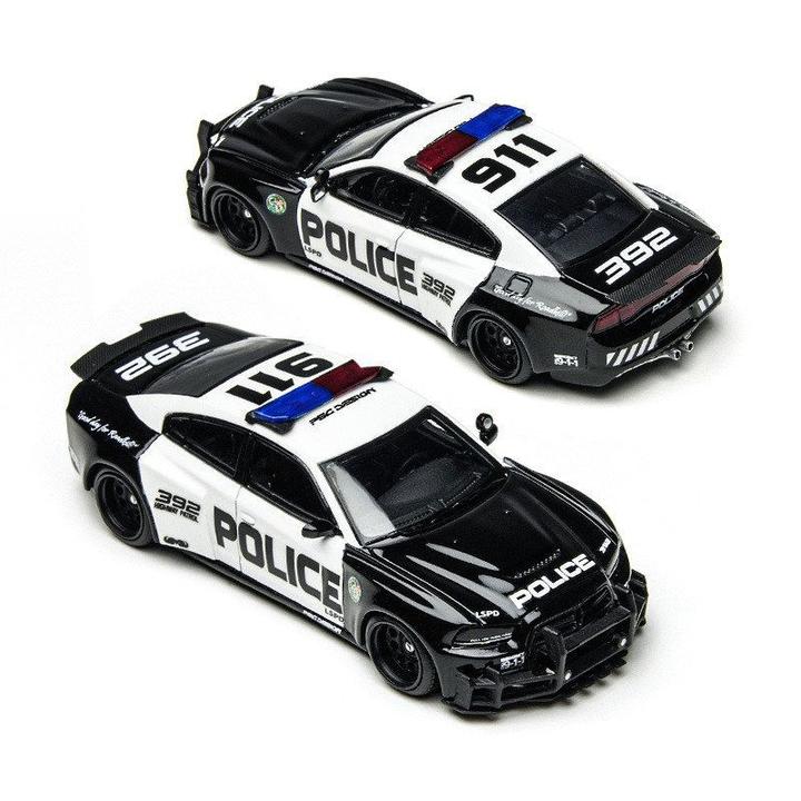 TM×PSC1:64道奇战马斗殴者警车合金车模型玩具摆件收藏变形金刚