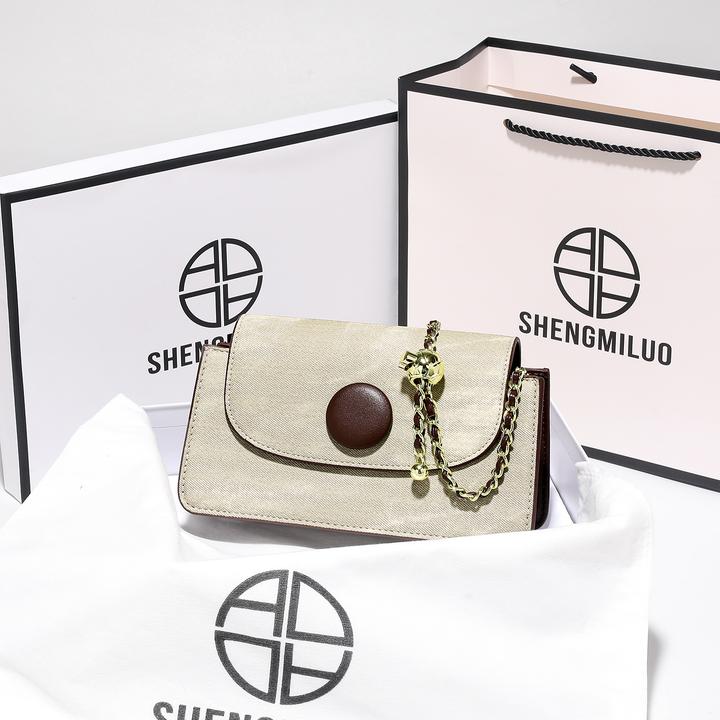 SHENGMILUO/圣米洛轻奢链条包包女小众生日礼物小方包时尚斜挎包