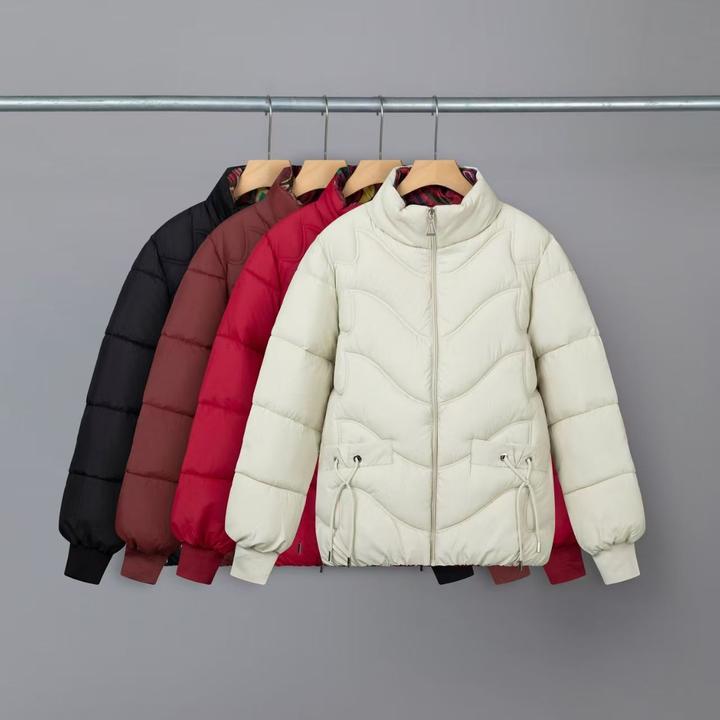 简约时尚棉衣棉袄保暖女士女棉服洋气加厚秋冬-2413