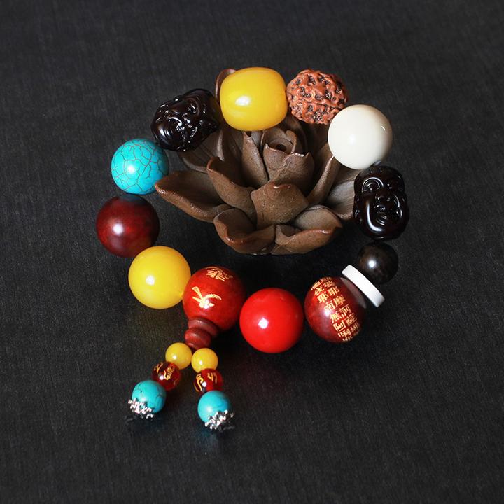 高档车内车上车载大气汽车挂件菩提子送礼品内饰档位珠挂饰一件