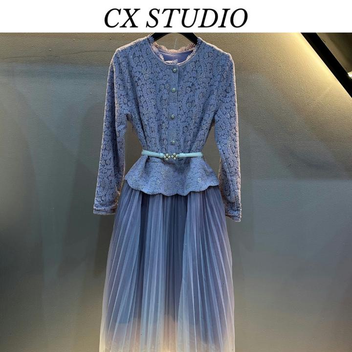 XH编码22  经典收腰轻奢时尚春夏季连衣裙（定制女装） TG502