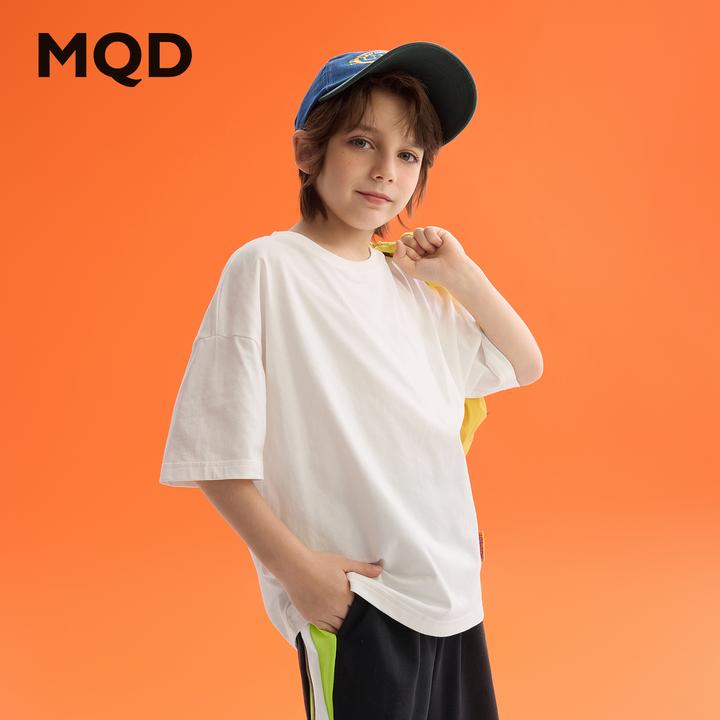MQD男童夏季T恤新款韩版中大童短袖半袖上衣9222X0327