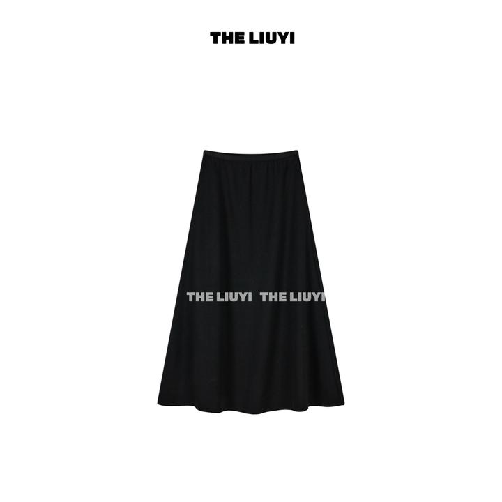 【LIUYI】羊毛混纺高腰百搭半身裙59125