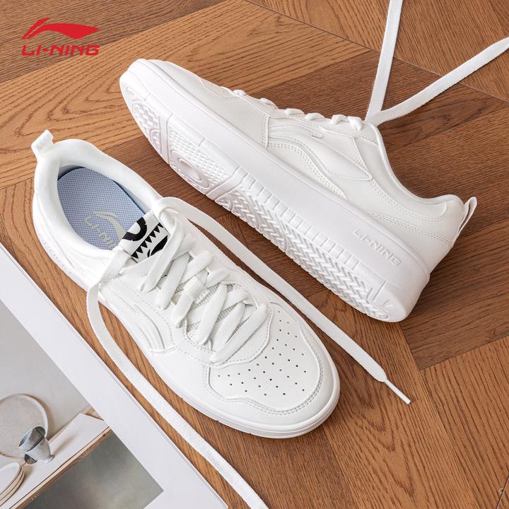 李宁初云男鞋板鞋2025新品经典空军一号小白鞋轻便透气休闲鞋子男