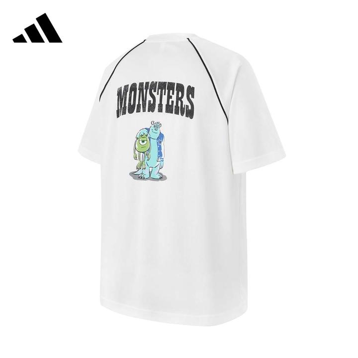 李现同款迪士尼联名T恤阿迪达斯短袖男t恤透气2025新款休闲KG8944