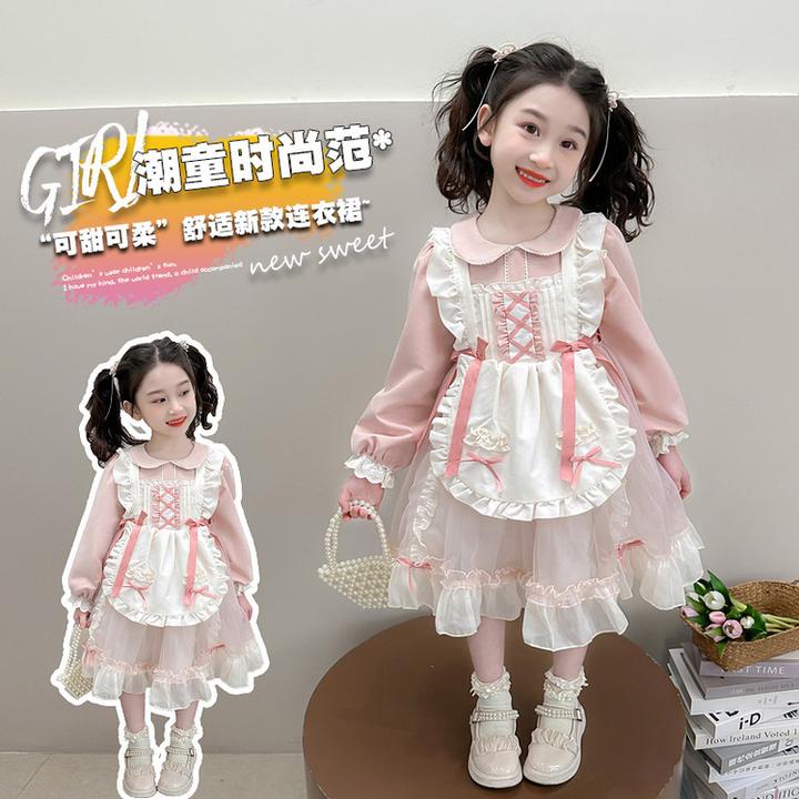 女童洛丽塔公主裙可爱连衣裙蓬蓬裙2025夏季新款超仙洋气裙子爆款